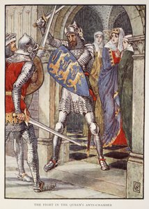 La pelea en la antecámara de la reina, de 