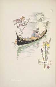 La luna de miel. La pareja en góndola