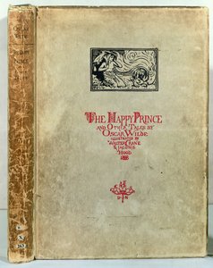Página de título de El Príncipe Feliz y otros Cuentos por Oscar Wilde, 1888