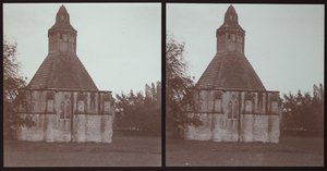 Cocina del Abad, Abadía de Glastonbury, Glastonbury, Mendip, Somerset de Walter Edward Zehetmayr