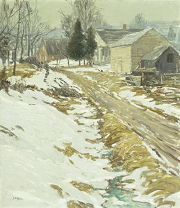 Mañana helada de Walter Elmer Schofield