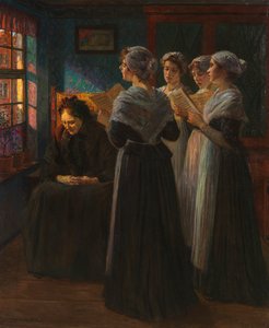 La serenata, c. 1890 de Walter Firle