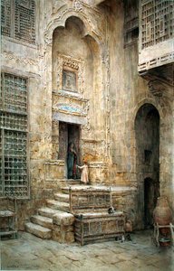 Un patio en El Cairo de Walter Frederick Roofe Tyndale