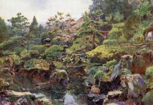 Un jardín de rocas y agua, Hakone