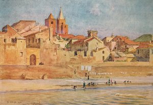 Albenga desde el Centa de Walter Frederick Roofe Tyndale