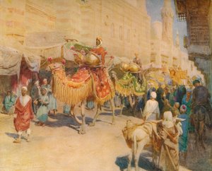 Procesión de boda árabe, c1905, 1912 de Walter Frederick Roofe Tyndale