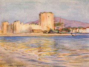 Castel Camerlengo, Trau (litografía en color) de Walter Frederick Roofe Tyndale