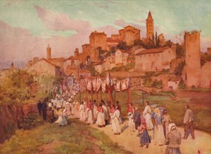 Corpus Domini en Viterbo, c1900 de Walter Frederick Roofe Tyndale