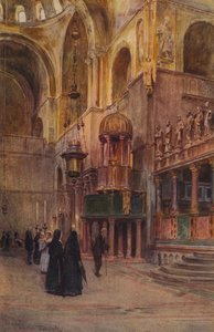 Interior de San Marcos, c. 1900-1913 de Walter Frederick Roofe Tyndale