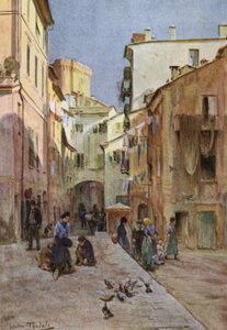 La Piazza, Sestri Levante de Walter Frederick Roofe Tyndale