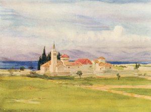 San Francesco, cerca de Spalato (litografía en color)