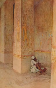 La columnata del nacimiento en el Templo de Hatshepsut, c1905, 1912