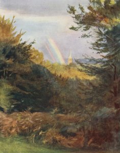 El Nuevo Bosque: Iglesia de Lyndhurst desde Emery Down de Walter Frederick Roofe Tyndale