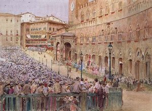 El Palio, Siena de Walter Frederick Roofe Tyndale