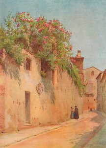 Via Delle Sperandie, Siena, c. 1900 1913 de Walter Frederick Roofe Tyndale