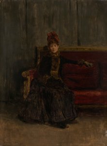 dama sentada de Walter Gay