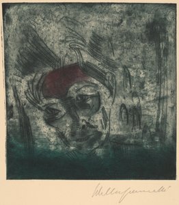Busto de un Hombre Cansado, Autorretrato