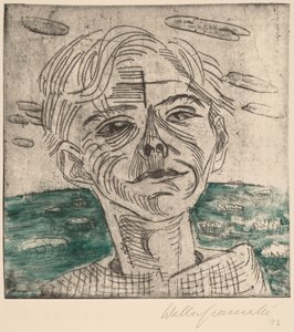 Hombre en el mar (autorretrato)