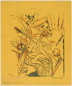 Jugando con el suicidio, 1919 de Walter Gramatte