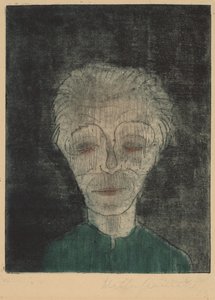 Hombre cansado, Autorretrato, 1923 de Walter Gramatte