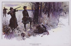 Mujer justa y pavos salvajes: cazando pavos salvajes de Walter Granville Smith