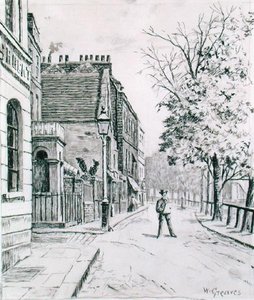 Ocho campanas y Cheyne Walk, Chelsea de Walter Greaves