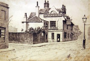 El León Negro, Old Church Street, Chelsea de Walter Greaves