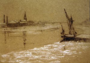 El Támesis en Invierno de Walter Greaves