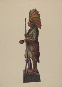 Indio de tienda de cigarros de Walter Hochstrasser