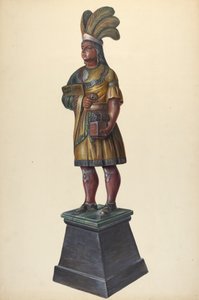 Indio de tienda de cigarros, c. 1937 de Walter Hochstrasser