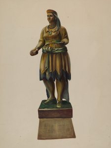 Indio de tienda de cigarros, c. 1937 de Walter Hochstrasser