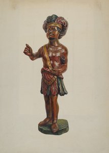 Indio de Tienda de Cigarros, c. 1940 de Walter Hochstrasser