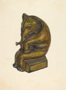 Banco de juguete: Elefante