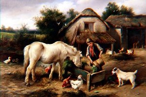 Un Patio de Granja en Devonshire de Walter Hunt