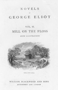 Página de título de El Molino del Floss de George Eliot, c. 1880 de Walter James Allen