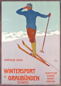 Deportes de invierno en Graubünden de Walter Koch