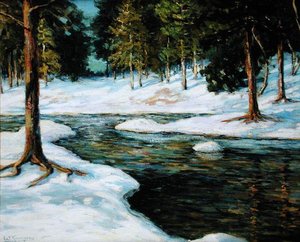 Paisaje de invierno de Walter Koeniger
