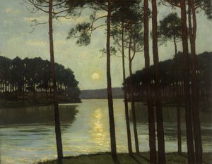 Ambiente nocturno en Schlachtensee