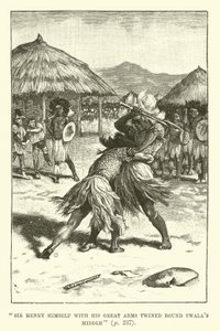 Ilustración para Las minas del rey Salomón de H. Rider Haggard