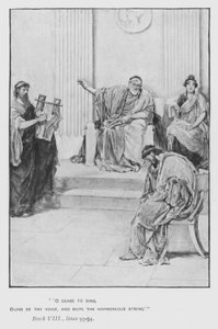 Ilustración para la Odisea de Homero de Pope de Walter Paget