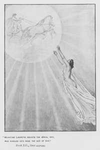 Ilustración para la Odisea de Homero de Pope de Walter Paget
