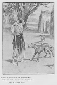 Ilustración para la Odisea de Homero de Pope de Walter Paget