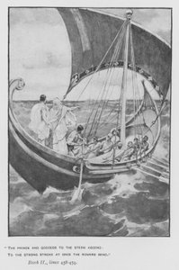 Ilustración para la Odisea de Homero de Pope de Walter Paget