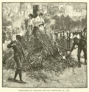 Martirio de Testwood y sus compañeros de Walter Paget