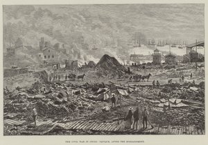 La Guerra Civil en Chile, Iquique, después del bombardeo de Walter Paget
