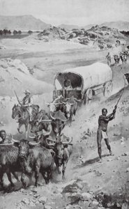El gran viaje bóer a Natal en 1835-36 (litografía) de Walter Paget