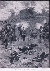 El asalto al Redan 1855 AD de Walter Paget