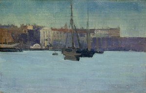 Puerto de Dieppe de Walter Richard Sickert