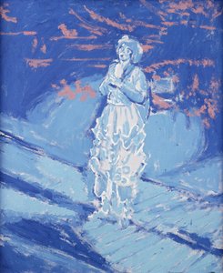 Miss Hilda Glyder en el escenario de Walter Richard Sickert