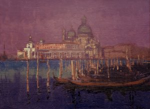 Nocturno, La Dogana y Santa Maria della Salute de Walter Richard Sickert
